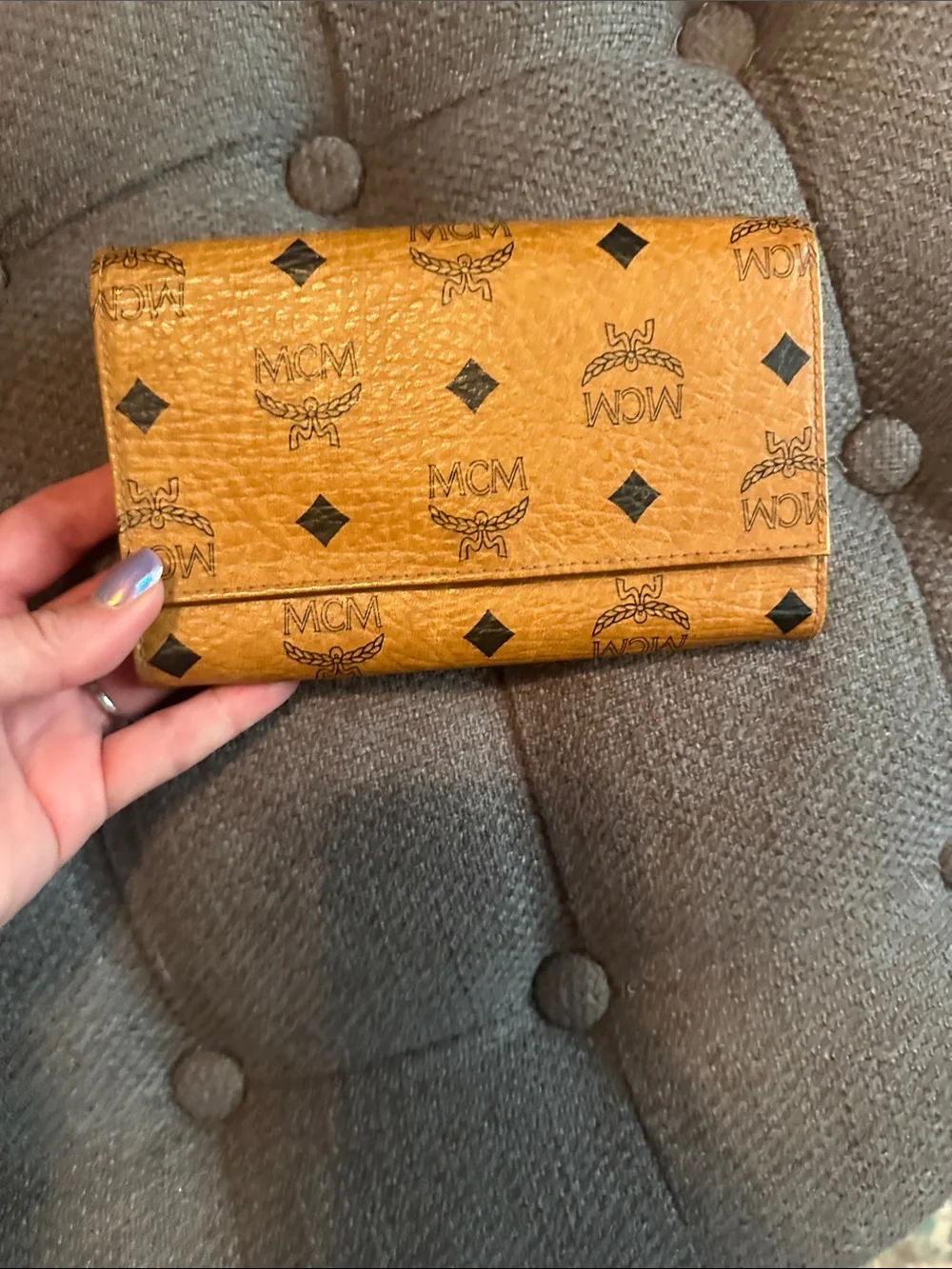 Amazing condition MCM cognac color wallet - Picture 1 of 10
